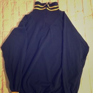 Kenny Rogers half zip sweater L